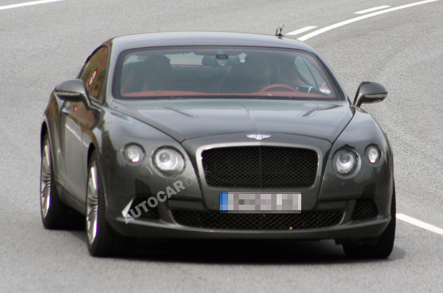 Bentley Conti' GT spied undisguised