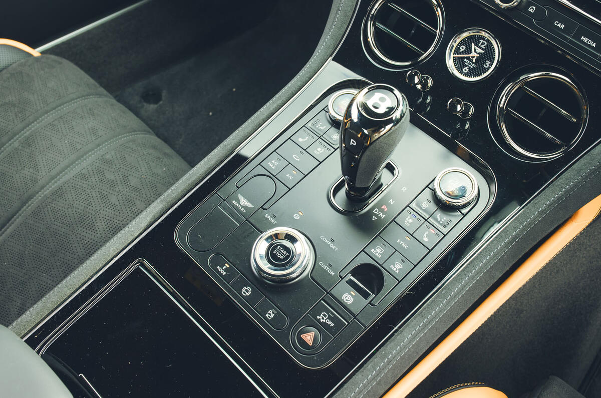 bentley continental gt speed 2025 Review interrupteurs de la console centrale 12
