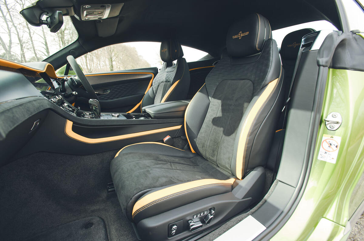 bentley continental gt speed 2025 Review sièges avant 4