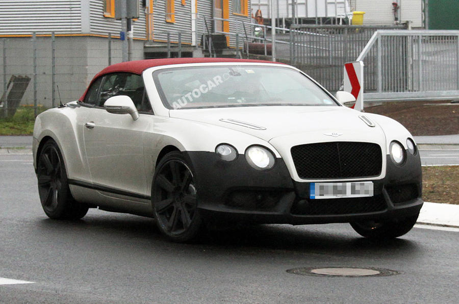 Bentley tests new turbo V8 