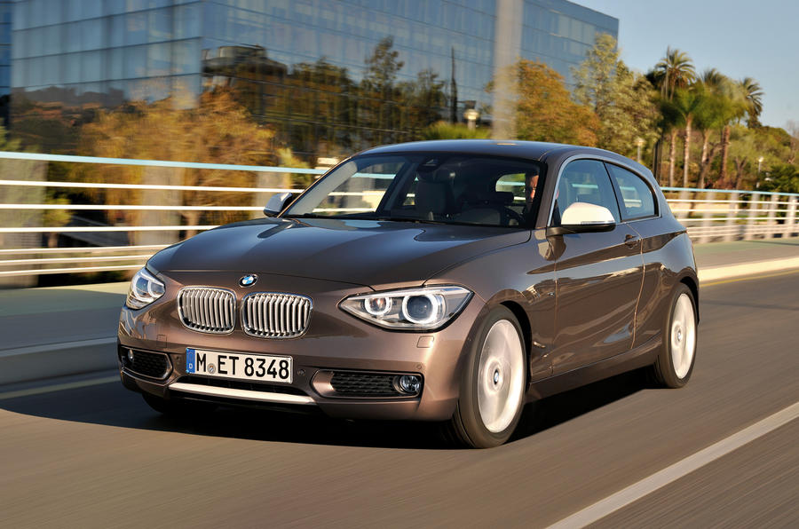 Three-door BMW 1-series uncovered