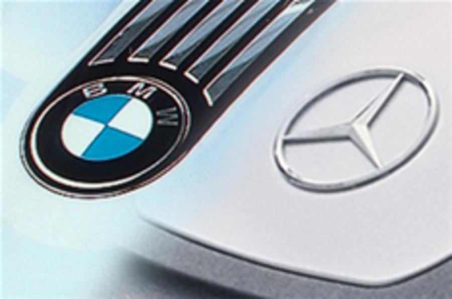 BMW and Merc to use three-pots