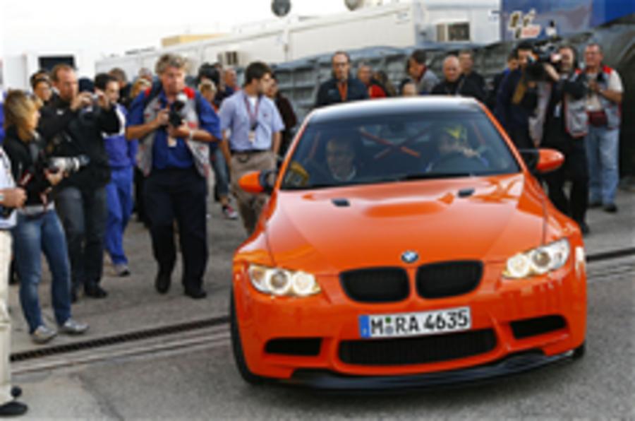 Rossi samples BMW M3 GTS