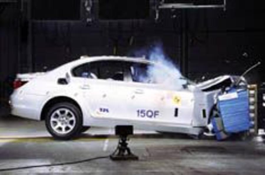 BMW slammed for poor crash tests