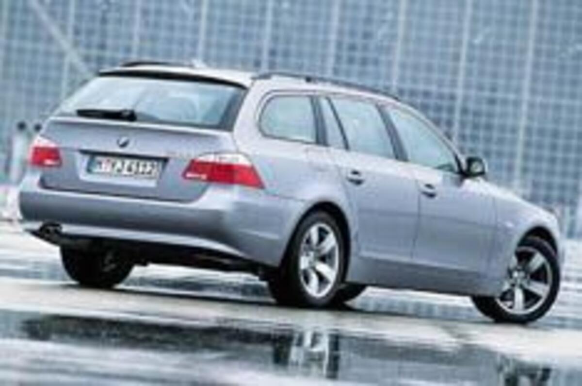 BMW 5-series tourer driven 