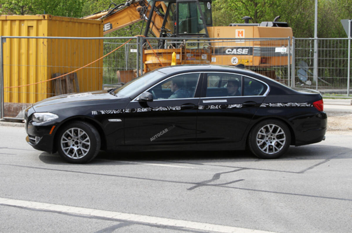 BMW 5series hybrid spied Autocar