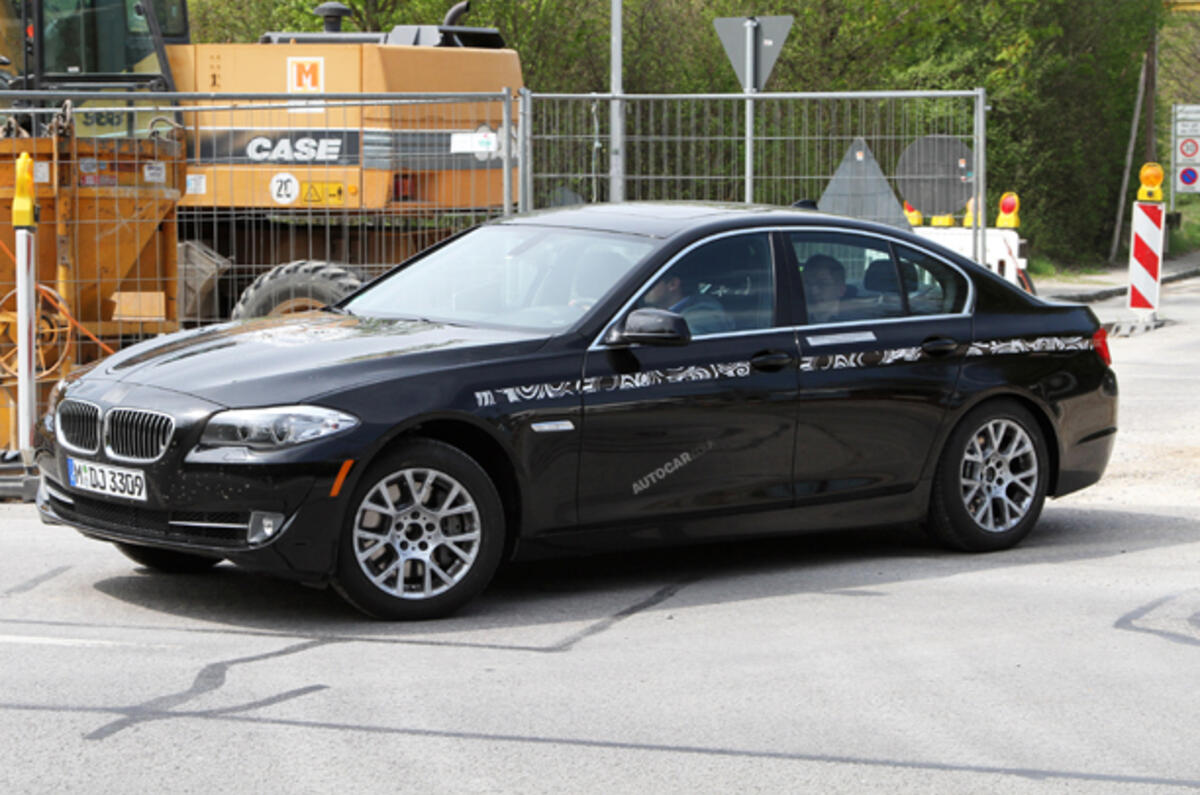 BMW 5series hybrid spied Autocar