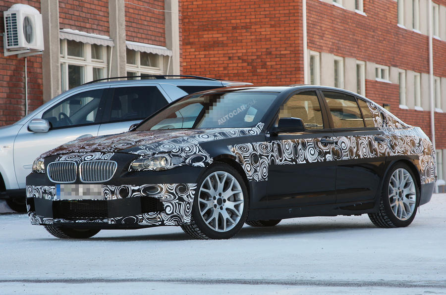 New BMW M5 spied
