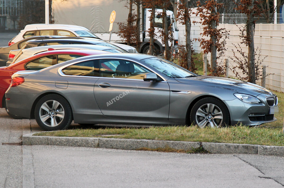 BMW 6-series coupe scooped