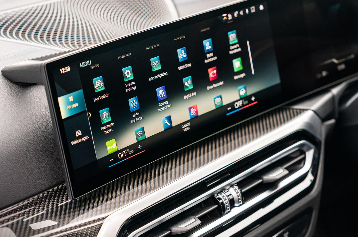 bmw i4 review 2023 018 apps