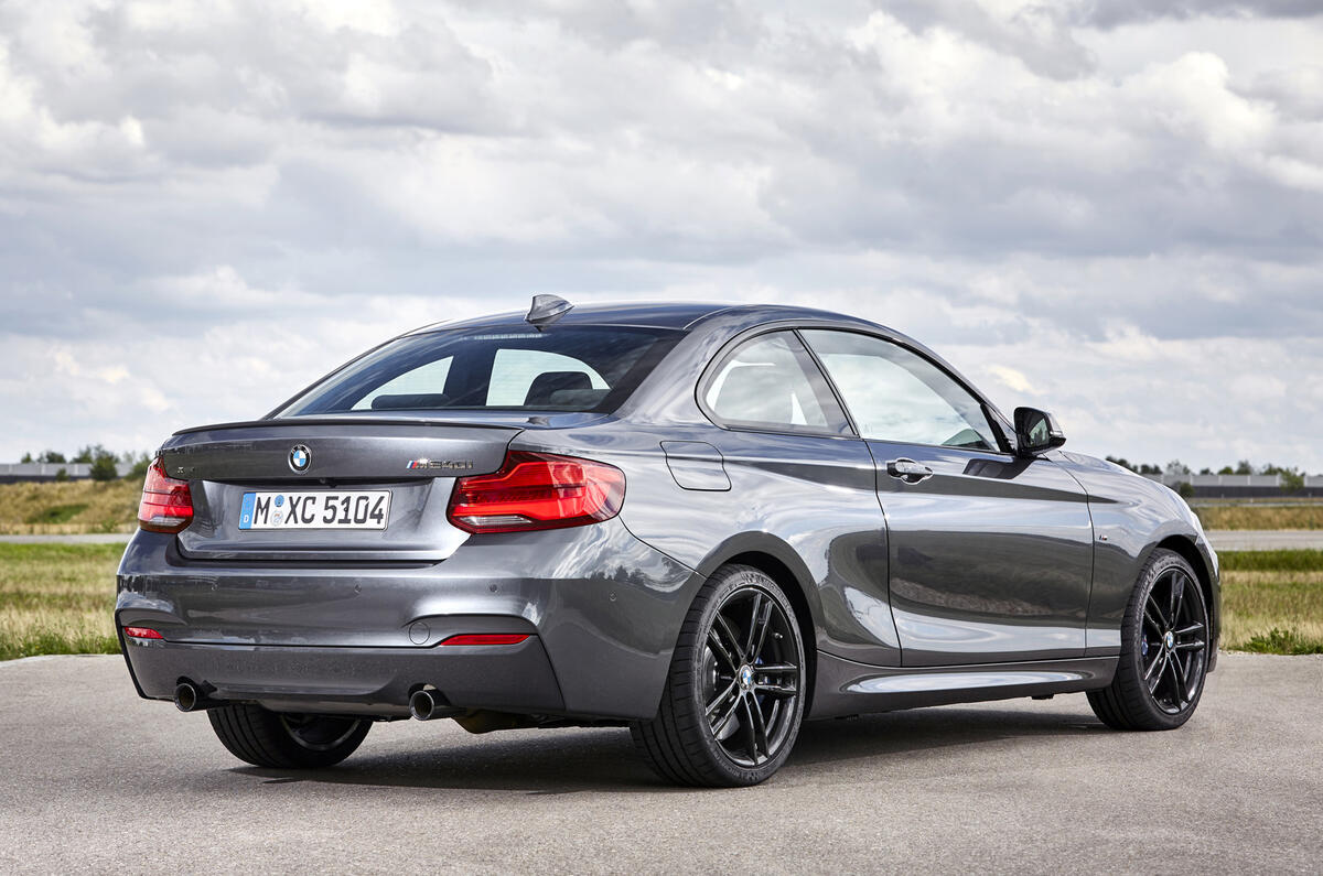BMW M240i rear quarter
