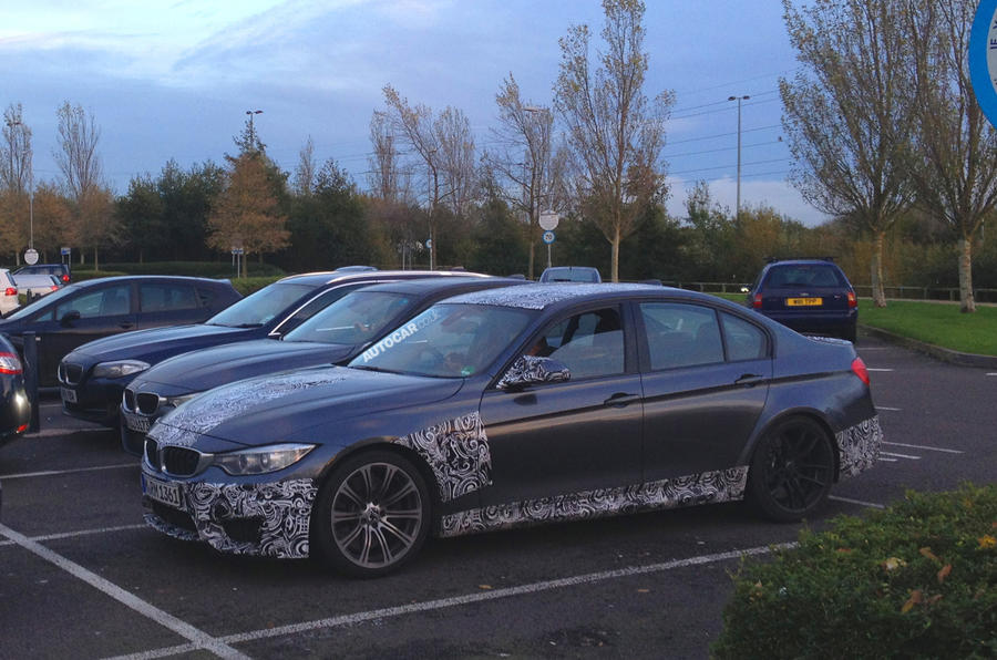 2014 BMW M3 spied UK testing