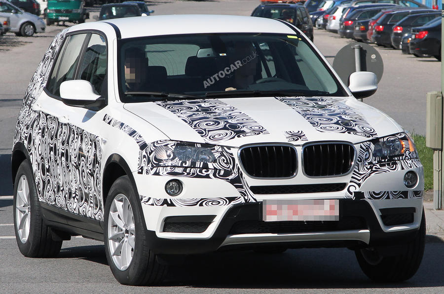 Next BMW X3 spied in testing