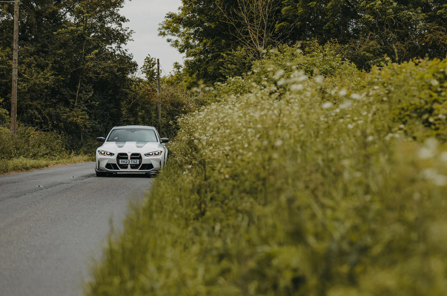 BMW M3 CS vue de loin