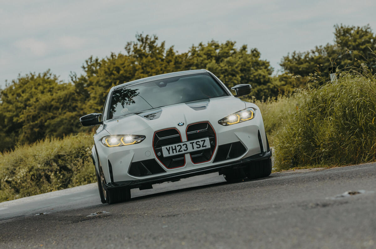 BMW M3 CS dynamique avant