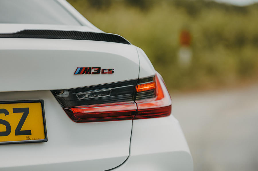 BMW M3 CS badge arrière