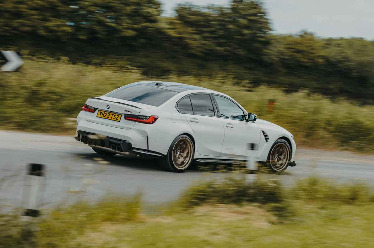 BMW M3 CS dynamc arrière