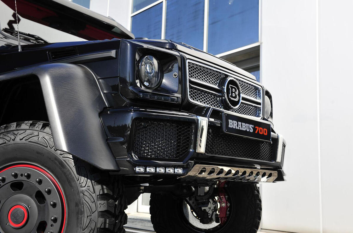 Six Wheeled 691bhp Brabus Unveiled Autocar