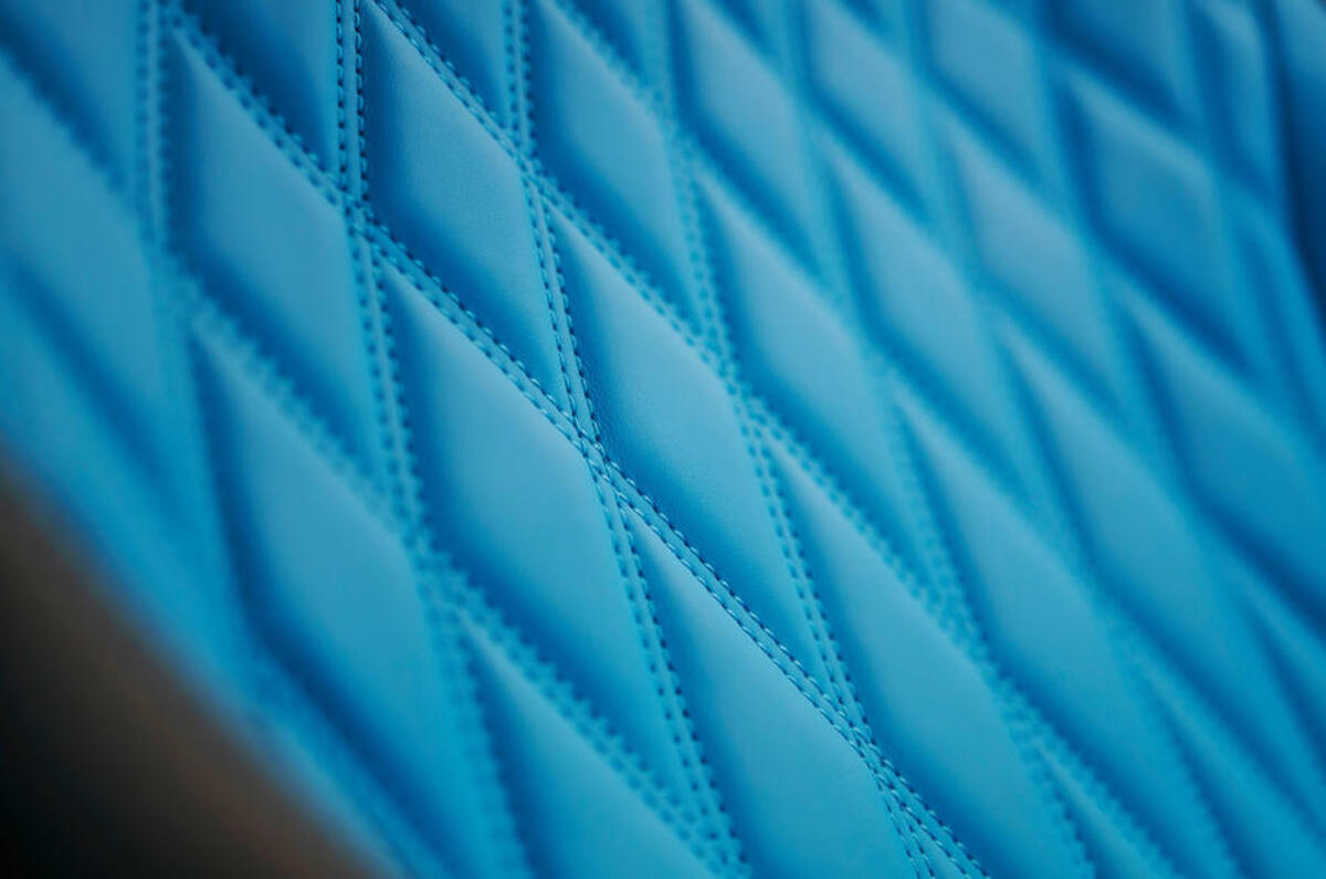 Bugatti Chiron quilted leather