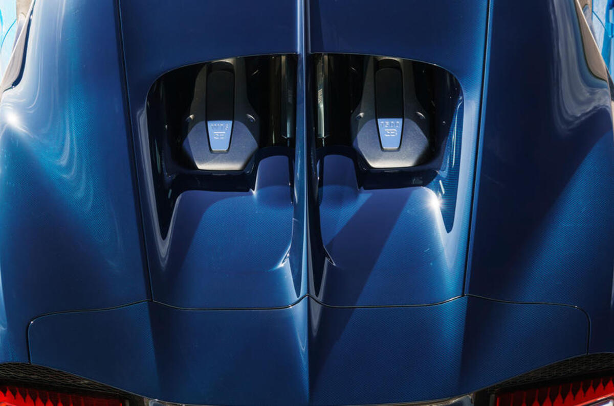 Bugatti Chiron rear haunches