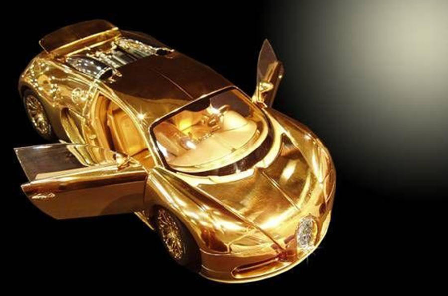 £2m solid gold Bugatti Veyron