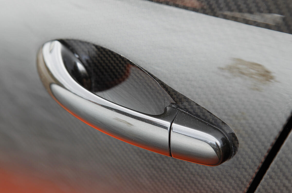 Bugatti Veyron door handles