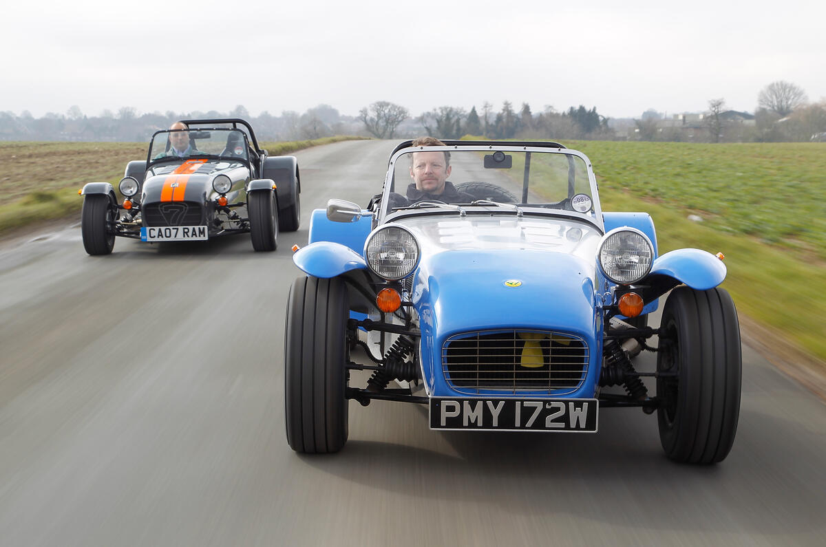 The Caterham Seven is 40 years old. Has it changed much? We pair the