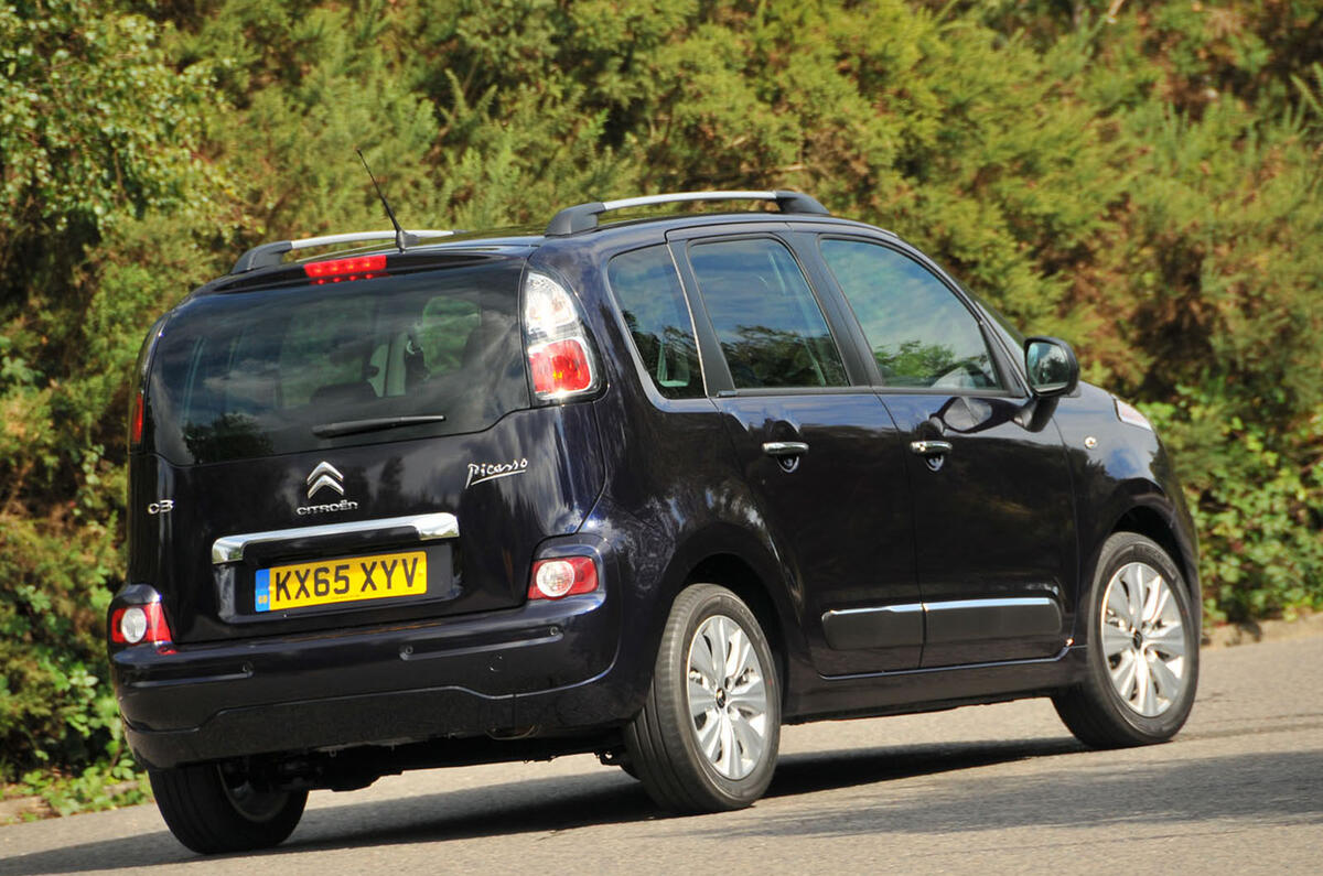 Robuuste Aluminium Dakdrager Voor Citroën C3 Picasso 2009-2017 - Zwart 2-Delig, TÜV Goedgekeurd Met Open Dakrails