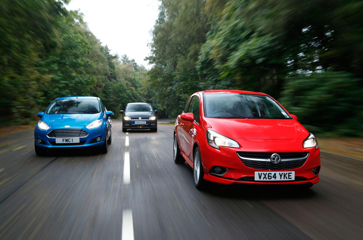 Comparison New Vauxhall Corsa Versus Ford Fiesta And Vw Polo Autocar