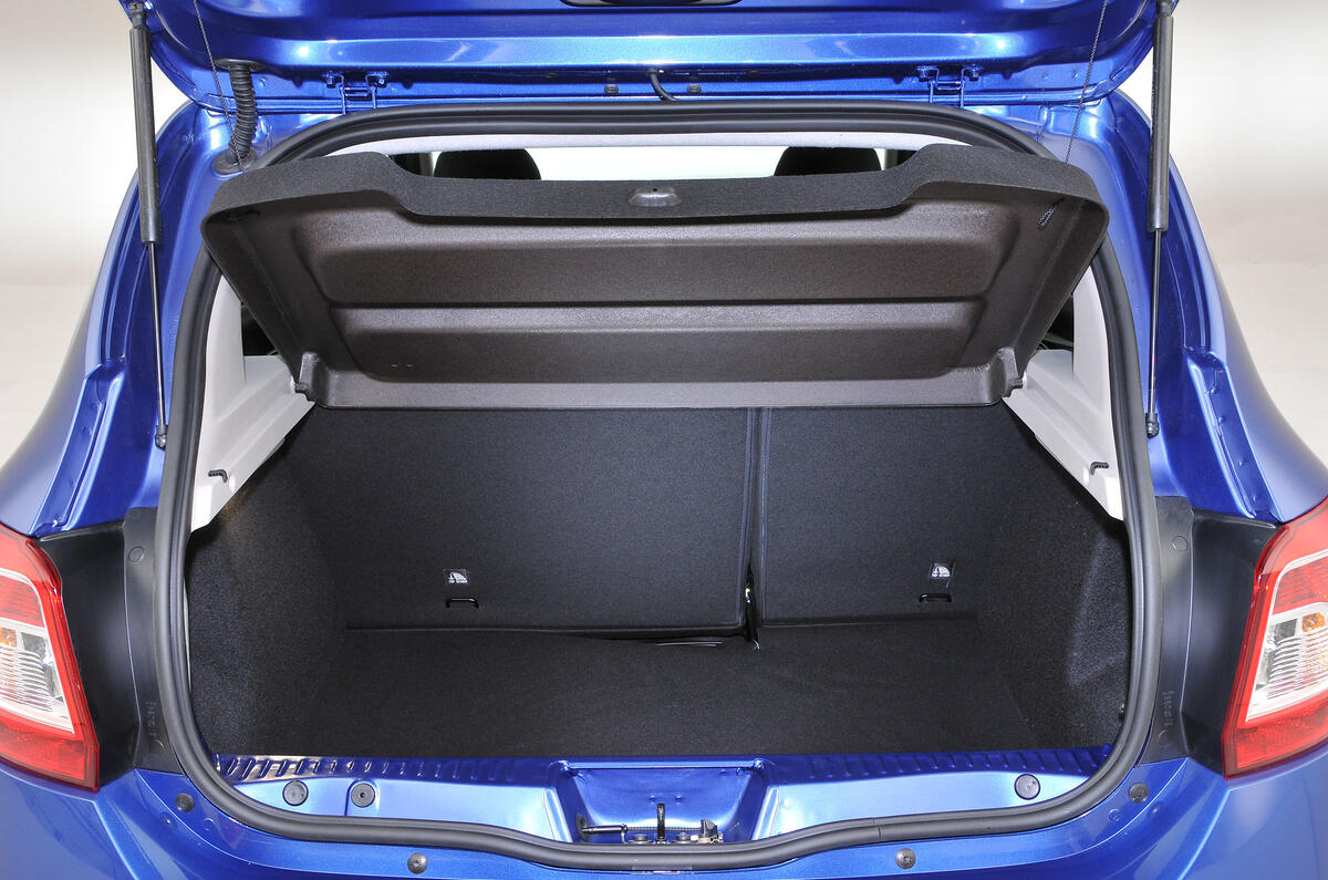 Dacia Sandero (2013-2020) Custom Car Floor Mats – Blue Trim Edge With 4 Clips