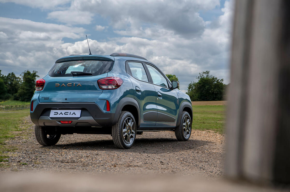 dacia spring electric review 202320 static rear