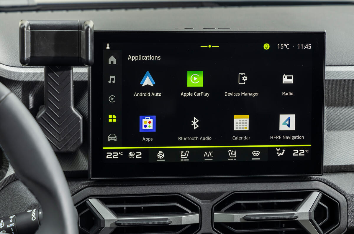 Infotainment Dacia Bigster