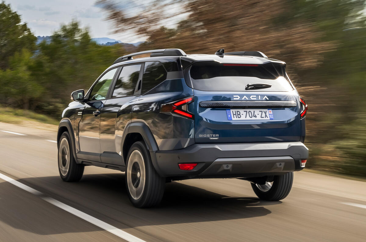 Dacia Bigster arrière gros plan
