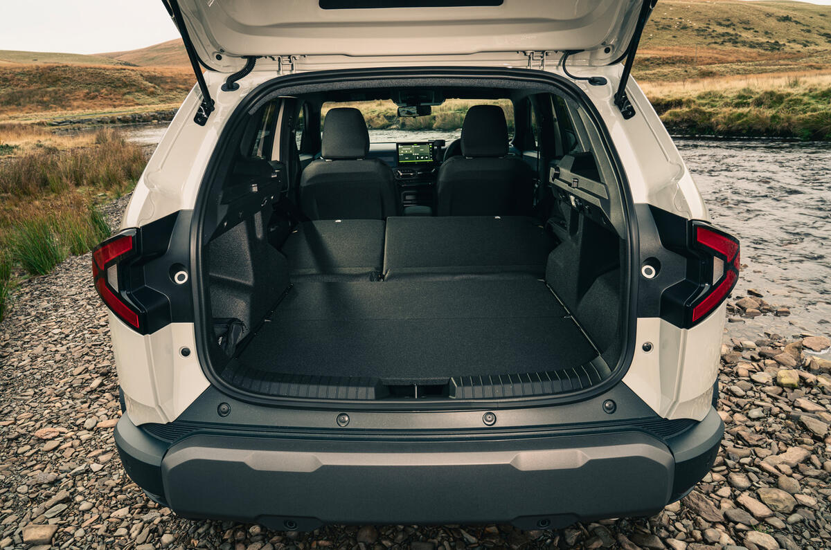 Dacia Duster Critique du coffre Sièges rabattus