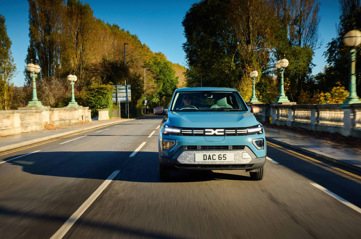 Dacia Spring review vue de face
