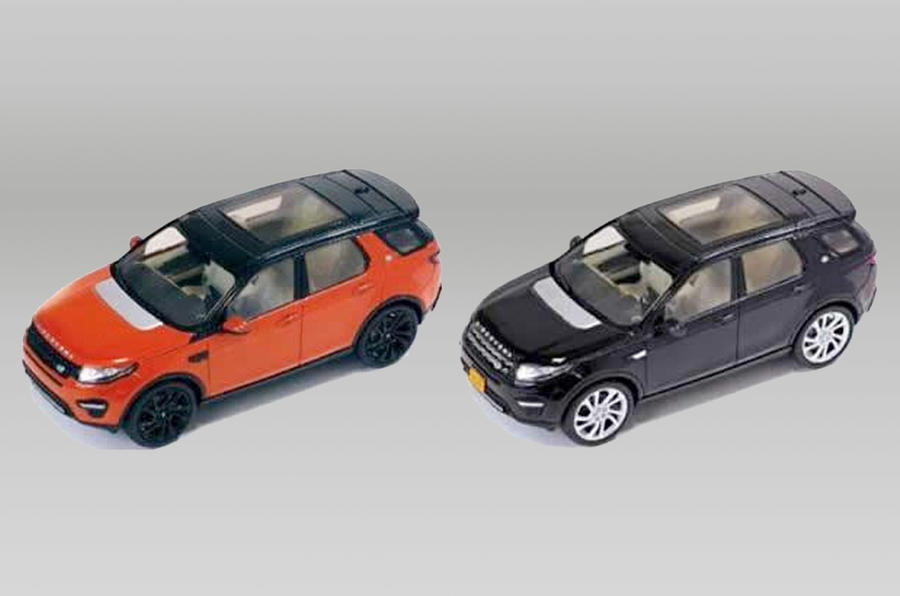 Production Land Rover Discovery Sport revealed in miniature