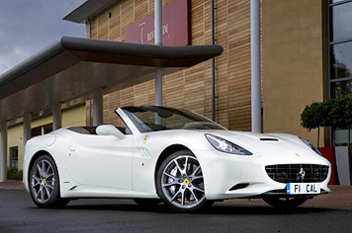 Ferrari confirms manual California