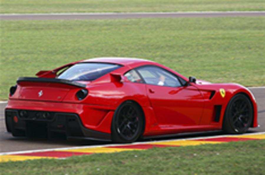 Hardcore Ferrari 599XX spied
