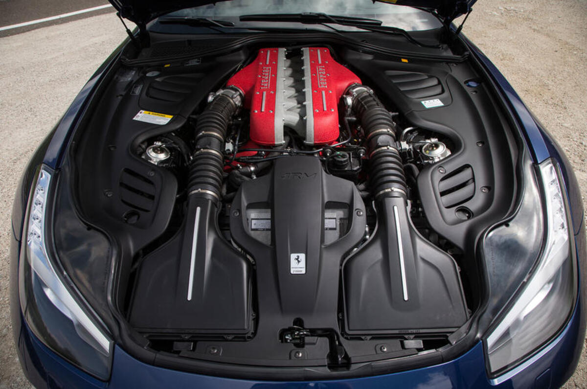 6.3-litre V12 Ferrari GTC4 Lusso engine