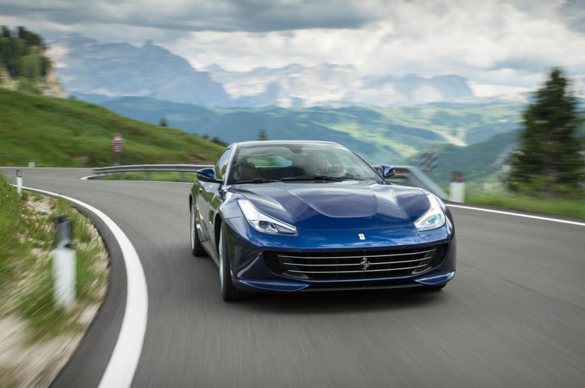 Ferrari GTC4 Lusso cornering