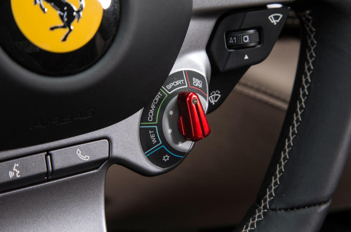 Ferrari GTC4 Lusso dynamic controls