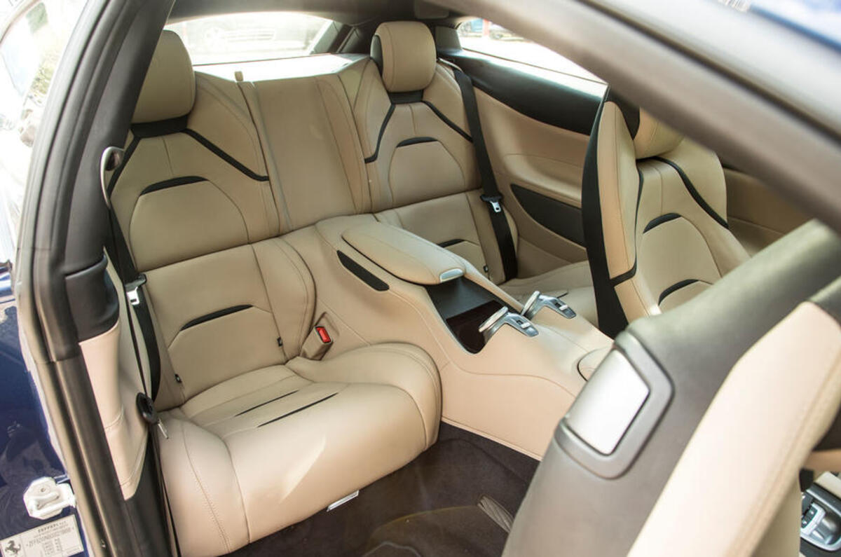 Ferrari GTC4 Lusso rear seats