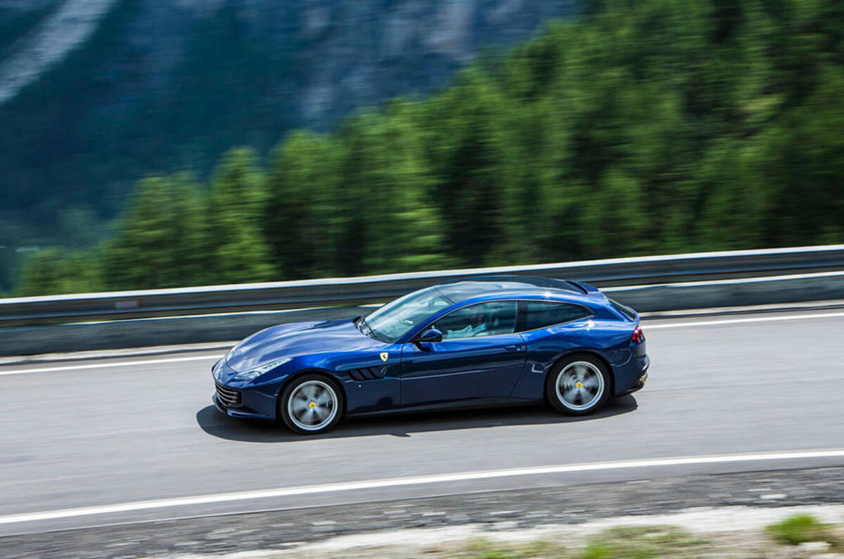Ferrari GTC4 Lusso side profile