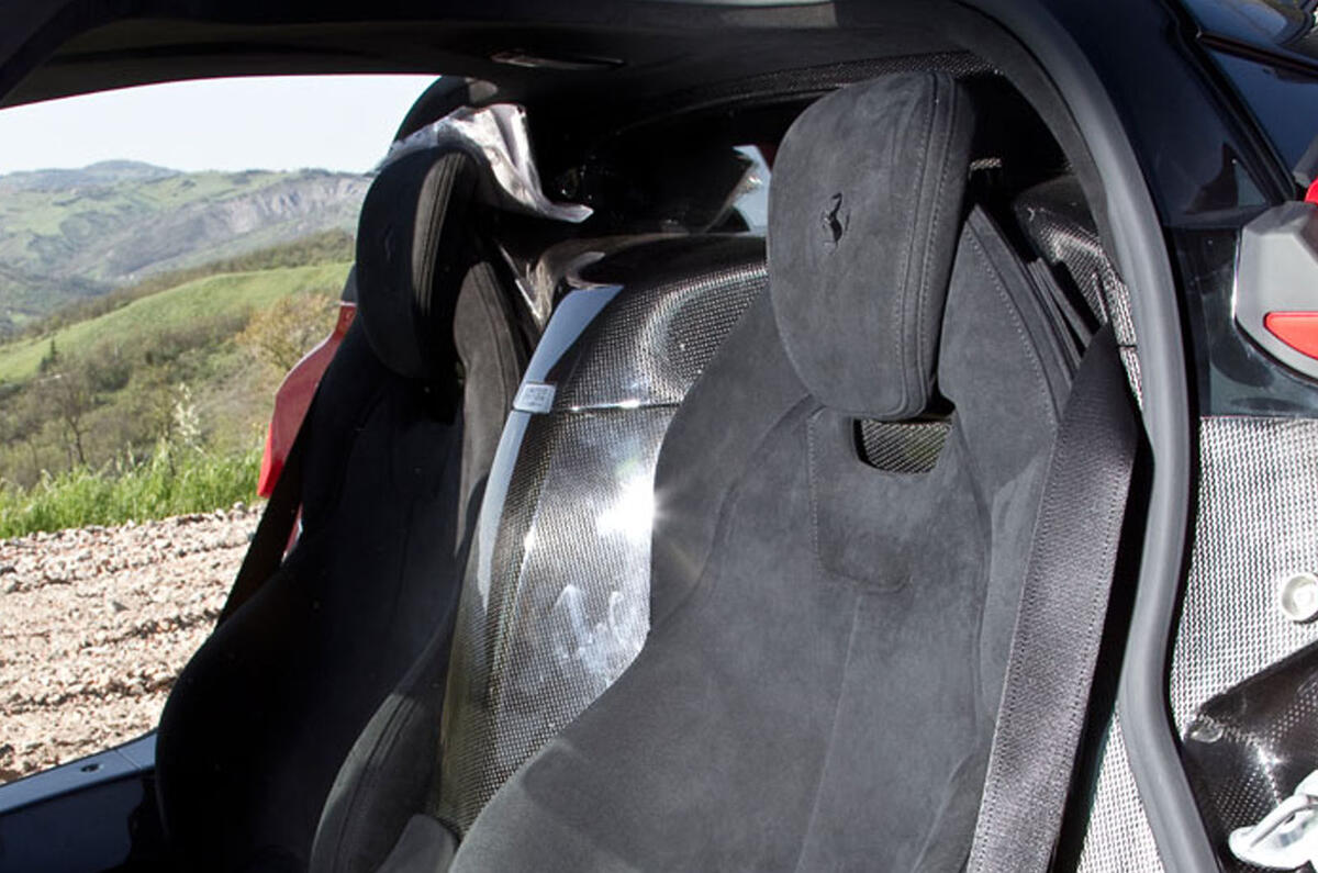 Ferrari LaFerrari sport bucket seats