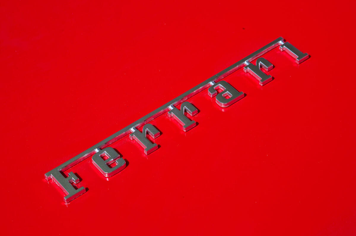 Ferrari badging