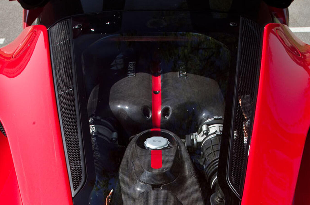 6.3-litre V12 Ferrari LaFerrari engine