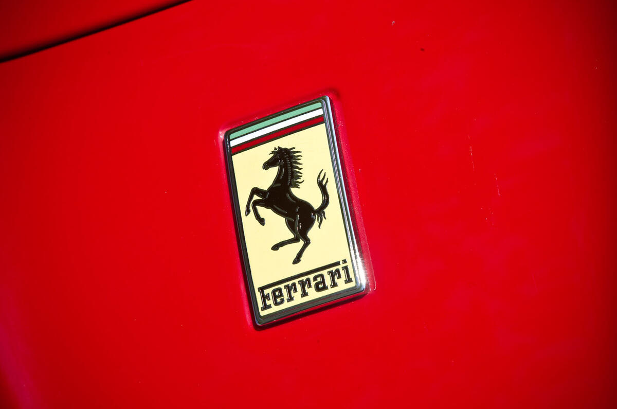 Ferrari badging