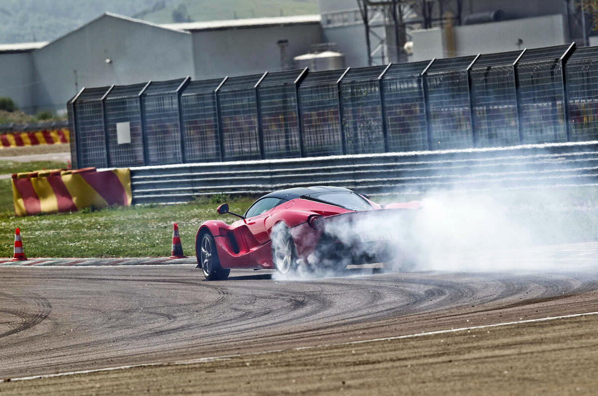 Ferrari LaFerrari rear drifiting
