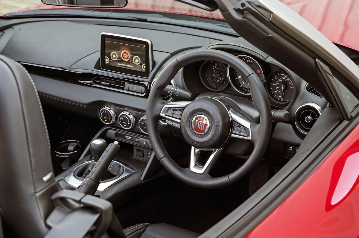 Fiat 124 Spider Interior Autocar