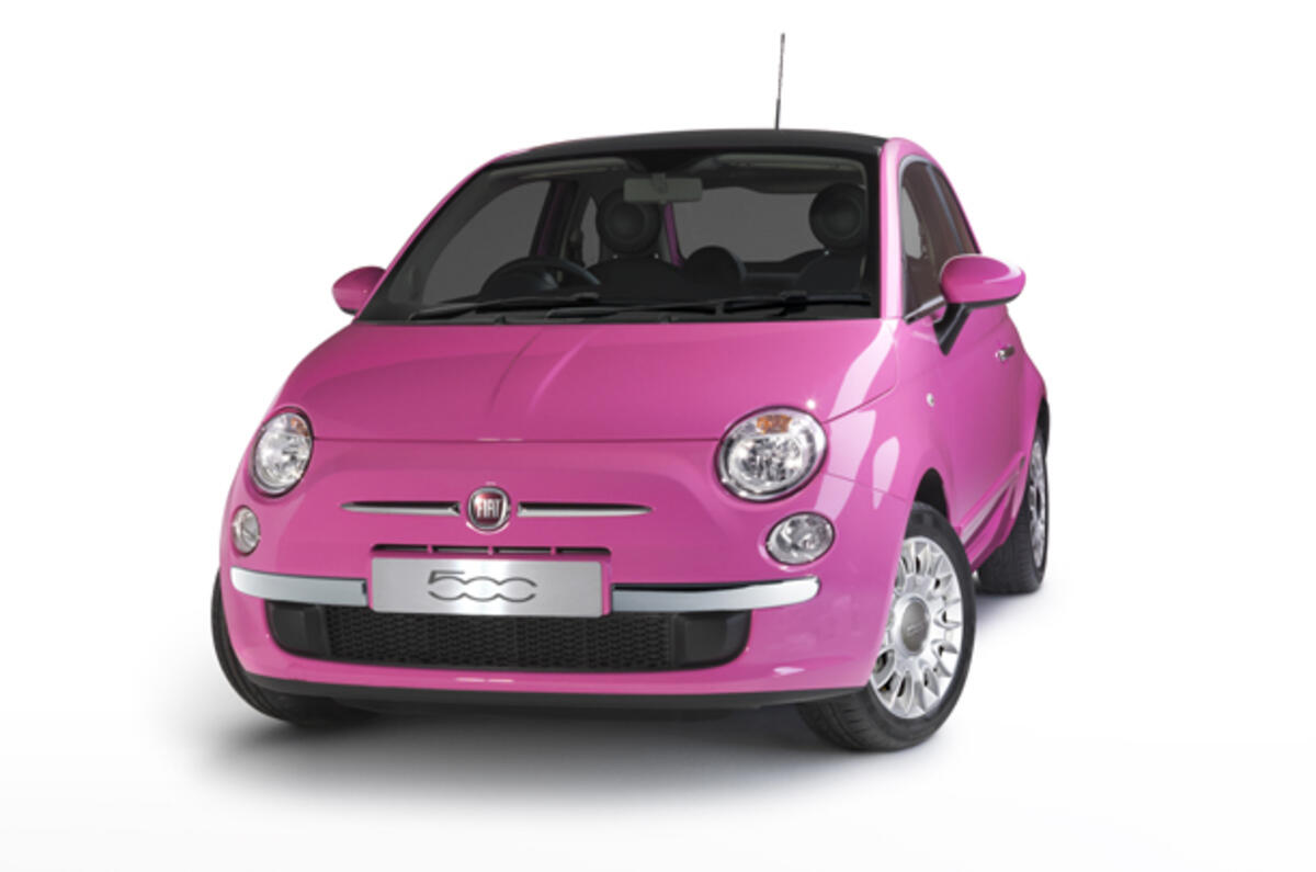 Special edition Fiat 500 - in pink